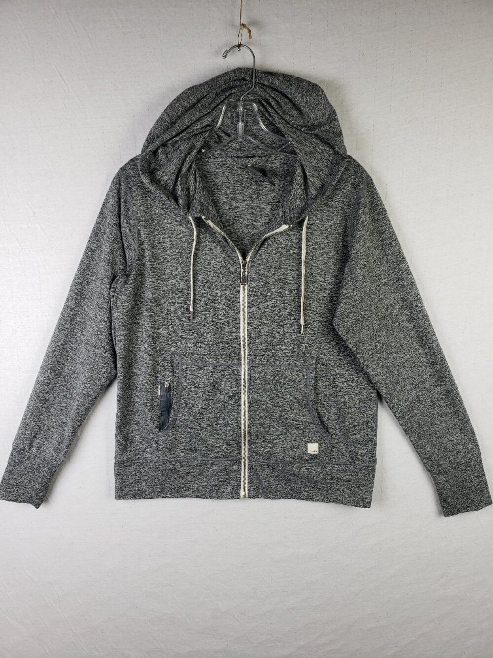 Vuori Halo Performance Hoodie Full Zip Jacket Heather Gray size M - Picture 2 of 12